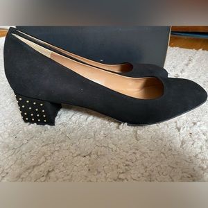 Black suede Talbots pumps, size 9N, new in box